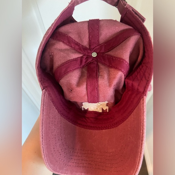 Dog Mom Burgundy Cap - Picture 4 of 5